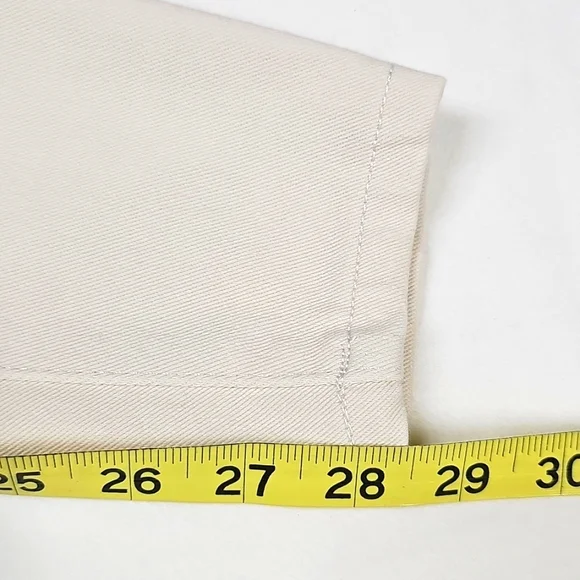 Cream Color Skinny Pull On Jeggings Size 8-10, Medium - Picture 10 of 10